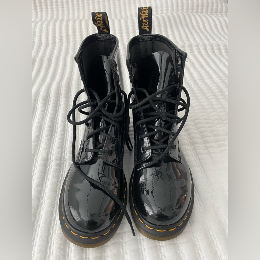 Dr. Martens 1460 W Patent Leather Boots